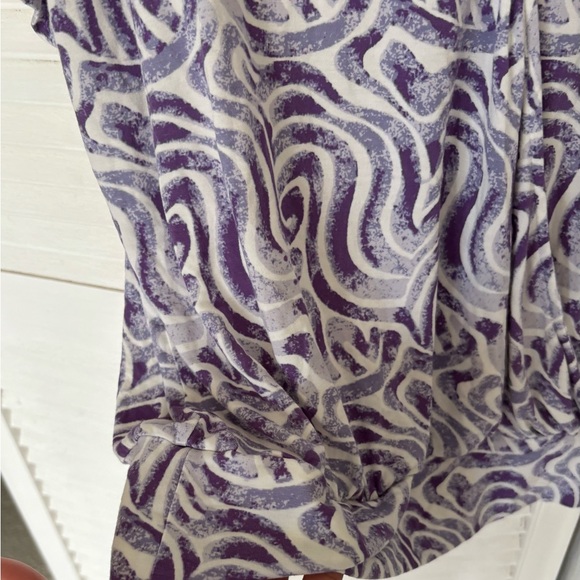 Ten tomorrow, Purple and White Women's XL Top - Picture 6 of 7